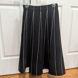 Elegant Black A-Line Skirt